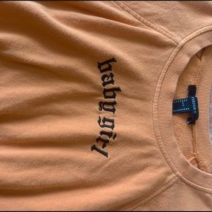 Baby Girl Cropped Crewneck